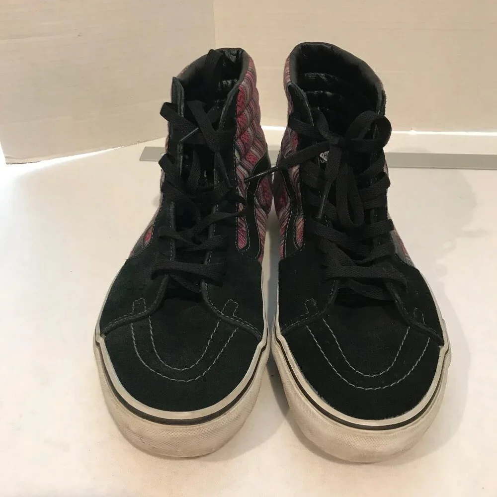 VANS UNISEX HI GUATE WEAVE SHOES SIZE MALE 10.5 FEMALE 12